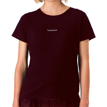 Abbigliamento Donna T-shirt maniche corte Teddy Smith 31016576D Marrone