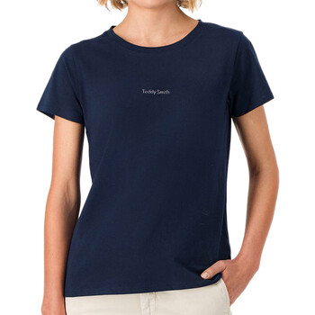 Abbigliamento Donna T-shirt maniche corte Teddy Smith 31016576D Blu