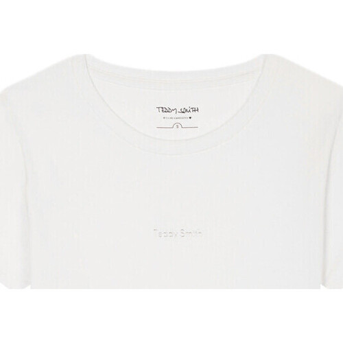 Abbigliamento Donna T-shirt & Polo Teddy Smith 31016576D Bianco
