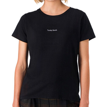Abbigliamento Donna T-shirt maniche corte Teddy Smith 31016576D Nero