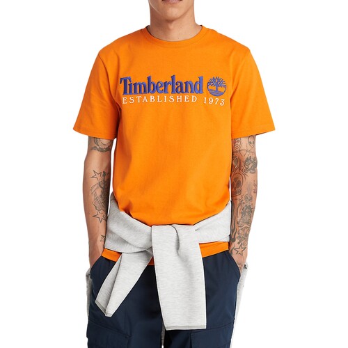 Abbigliamento Uomo T-shirt maniche corte Timberland 221876 Arancio