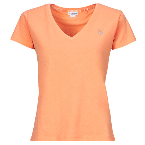 Abbigliamento Donna T-shirt maniche corte U.S Polo Assn. BELL Arancio