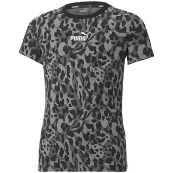 Abbigliamento Bambina T-shirt & Polo Puma 670215-01 Grigio