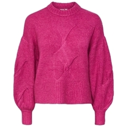 Abbigliamento Donna Maglioni Y.a.s YAS Lexu L/S Knit - Rose Violet Rosa