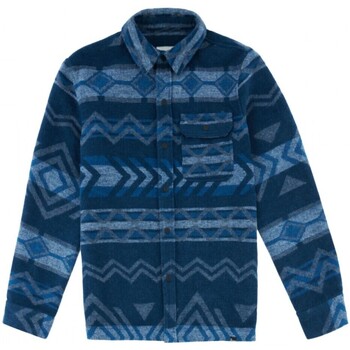Abbigliamento Uomo Giubbotti Penfield Camicia Geo Brushed Blu