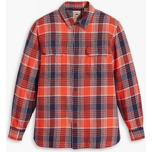 Abbigliamento Uomo Camicie maniche lunghe Levi's 19573 0191 - JACKSON-GUNNAR PLAID RHYTHMIC RED Rosso