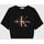 Abbigliamento Bambina T-shirt & Polo Calvin Klein Jeans IG0IG02194BEH-BLACK Nero