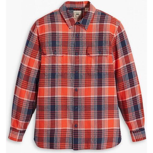 Abbigliamento Uomo Camicie maniche lunghe Levi's 19573 0191 - JACKSON-GUNNAR PLAID RHYTHMIC RED Rosso