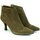 Scarpe Donna Stivali Balie Ankle boot ' tronchetto 480 camoscio tacco 70 Verde