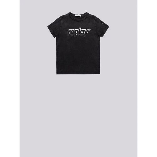 Abbigliamento Bambino T-shirt & Polo Replay SB7404.054.23120M-098 Nero