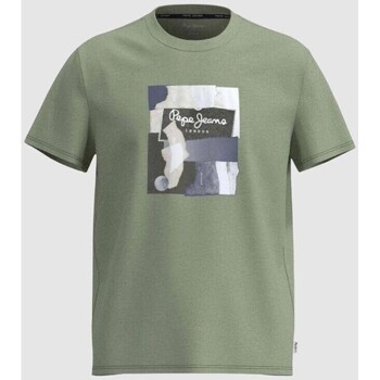Abbigliamento Uomo T-shirt maniche corte Pepe jeans PM508942 OLDWIVE Verde