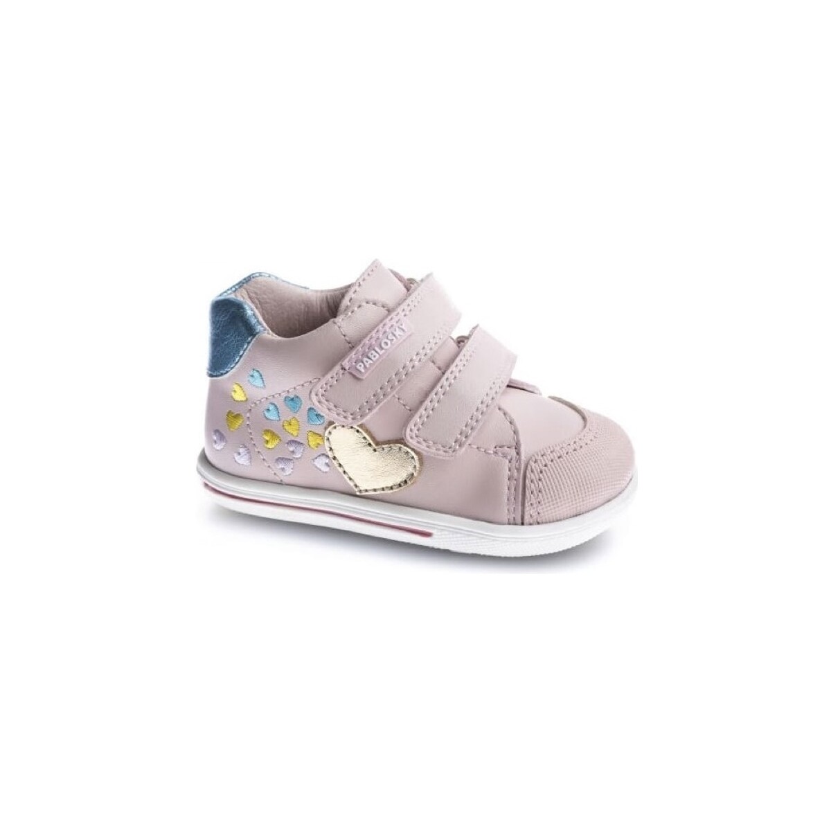 Scarpe Unisex bambino Sneakers Pablosky Baby 033475 B - Leader Rosa Cuarzo Rosa