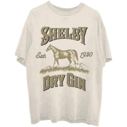 Abbigliamento T-shirts a maniche lunghe Peaky Blinders Shelby Dry Gin Beige