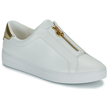Scarpe Donna Sneakers basse MICHAEL Michael Kors KEATON ZIP SLIP ON Bianco / Oro