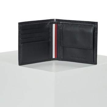 Tommy Hilfiger TH PREM LEATHER CC & COIN Nero