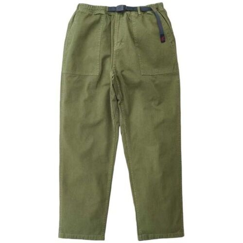 Abbigliamento Uomo Pantaloni da tuta Gramicci Pantaloni Loose Tapered Ridge Uomo Olive Verde
