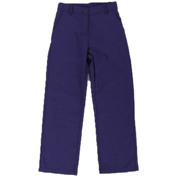 Abbigliamento Bambina Pantaloni 5 tasche Manila Grace MG2313 Viola