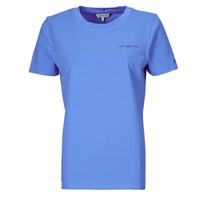Abbigliamento Donna T-shirt maniche corte Tommy Hilfiger 1985 REG MINI CORP LOGOC-NK SS Blu