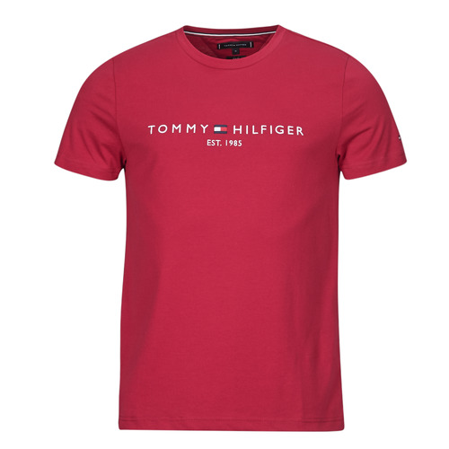 Abbigliamento Uomo T-shirt maniche corte Tommy Hilfiger TOMMY LOGO TEE Bordeaux