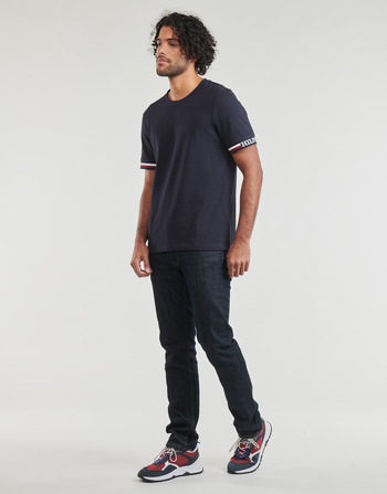 Tommy Hilfiger MONOTYPE BOLD GS TIPPING TEE Marine