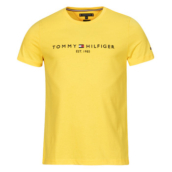 Abbigliamento Uomo T-shirt maniche corte Tommy Hilfiger TOMMY LOGO TEE Giallo
