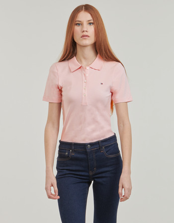 Tommy Hilfiger 1985 SLIM PIQUE POLO SS Rosa