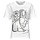 Abbigliamento Donna T-shirt maniche corte Desigual TS_TRISTAN Bianco / Nero