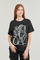 Abbigliamento Donna T-shirt maniche corte Desigual TS_TRISTAN Nero / Bianco