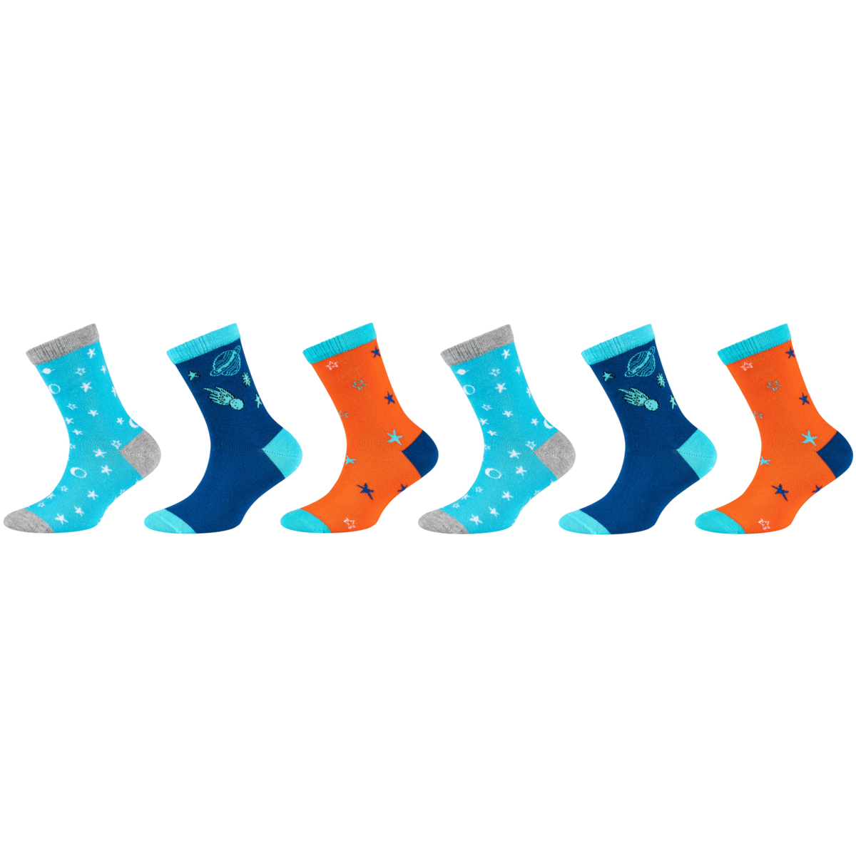 Accessori Bambino Calzini Skechers 3PPK Boys Casual Patterned Socks Multicolore
