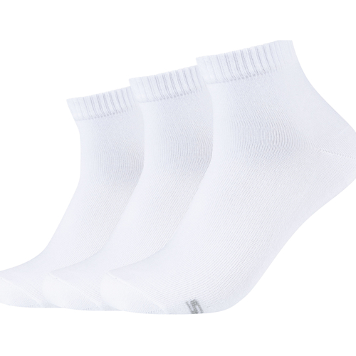 Accessori Uomo Calzini Skechers 3PPK Basic Quarter Socks Bianco