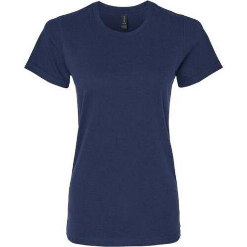 Abbigliamento Donna T-shirts a maniche lunghe Gildan 65000L Blu