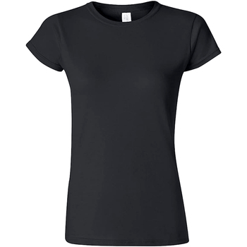 Abbigliamento Donna T-shirts a maniche lunghe Gildan 65000L Nero