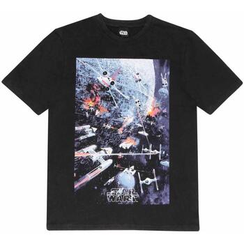 Abbigliamento T-shirts a maniche lunghe Disney Space War Nero