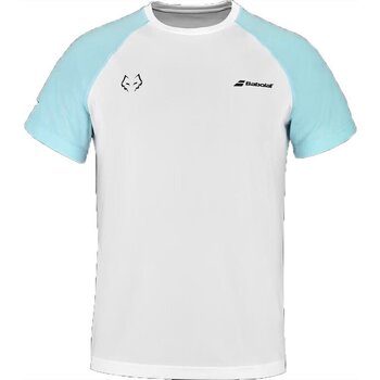 Abbigliamento Uomo T-shirt maniche corte Babolat T-Shirt Uomo Crew Neck Tee Juan Lebron Bianco