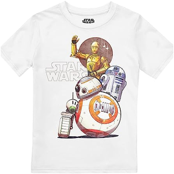 Abbigliamento Unisex bambino T-shirt maniche corte Disney Droid Squad Bianco