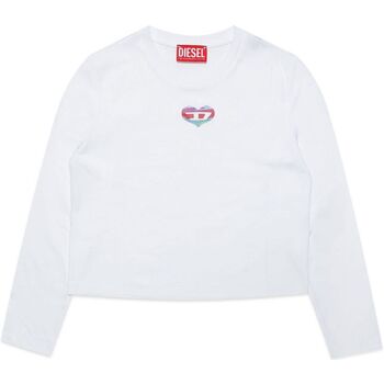 Abbigliamento Bambina Felpe Diesel Maglietta J01452KYAUN Bianco