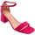 Scarpe Donna Sandali Malu Shoes Scarpe sandalo camoscio fucsia con tacco 3 cm basso comodo basi Multicolore