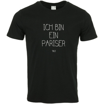 Abbigliamento Uomo T-shirt maniche corte Civissum I Bin Ein Pariser Nero