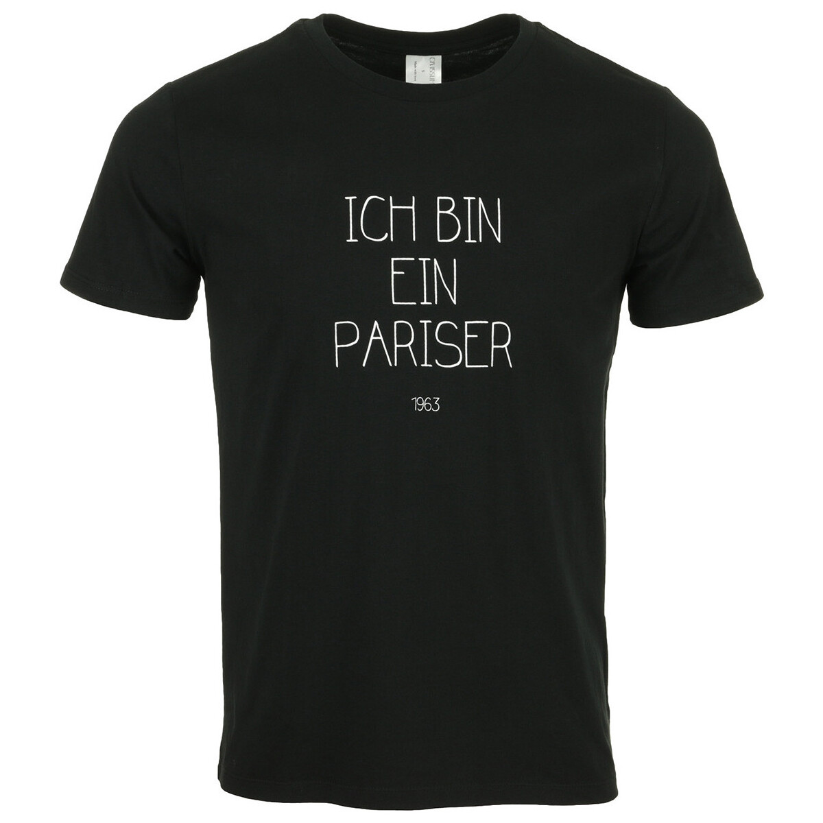Abbigliamento Uomo T-shirt maniche corte Civissum I Bin Ein Pariser Nero