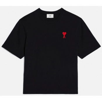 Abbigliamento Uomo T-shirt & Polo Ami Paris T SHIRT  COEUR UNISEXE LOOSE UTS004.726 Nero