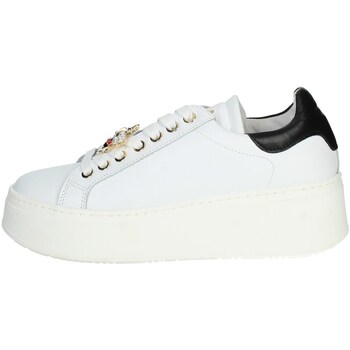 Scarpe Donna Sneakers alte Meline WT249-ACC Bianco