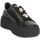 Scarpe Donna Sneakers alte Meline CC12-ACC Nero