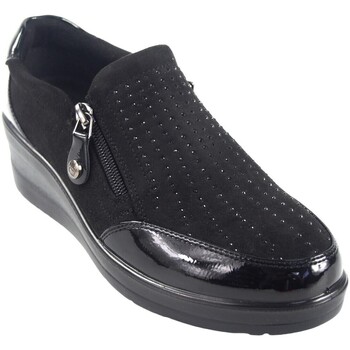 Scarpe Donna Multisport Amarpies Zapato señora  25337 amd negro Nero
