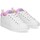 Scarpe Donna Sneakers Panchic P01W leather white neoprene violet Bianco