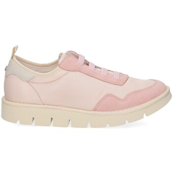 Scarpe Donna Sneakers Panchic P05W slip on nylon suede powder pink Rosa