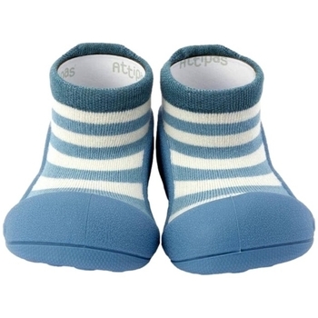 Scarpe Unisex bambino Scarpette neonato Attipas Stripes - Blue Blu