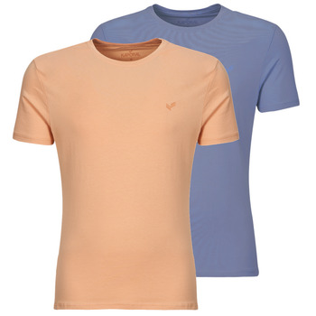 Abbigliamento Uomo T-shirt maniche corte Kaporal RIFT Blu / Arancio