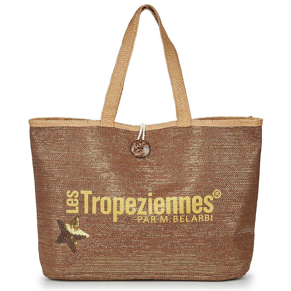 Borse Donna Tote bag / Borsa shopping Les Tropéziennes par M Belarbi PANAMA Marrone