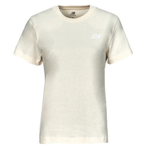 Abbigliamento Donna T-shirt maniche corte New Balance SMALL LOGO T-SHIRT Beige
