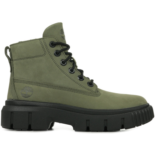 Scarpe Donna Stivaletti Timberland Greyfield Leather Boot Verde